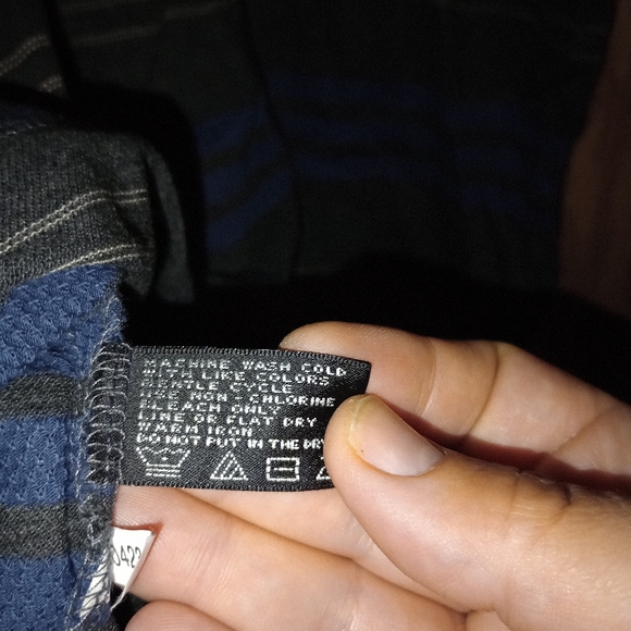 Ping Collection Blue /Black Striped Polo Golf Shirt Men's Lg. Mercerized Cotton - Picture 4 of 8